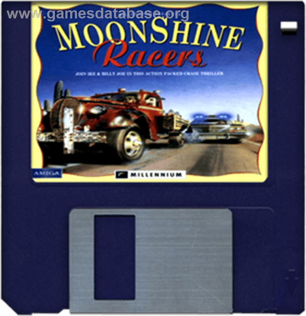 Moonshine Racers - Commodore Amiga - Artwork - Disc