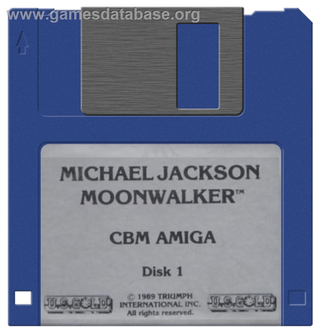 Moonwalker - Commodore Amiga - Artwork - Disc