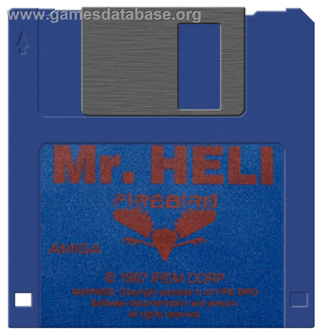 Mr. Heli - Commodore Amiga - Artwork - Disc