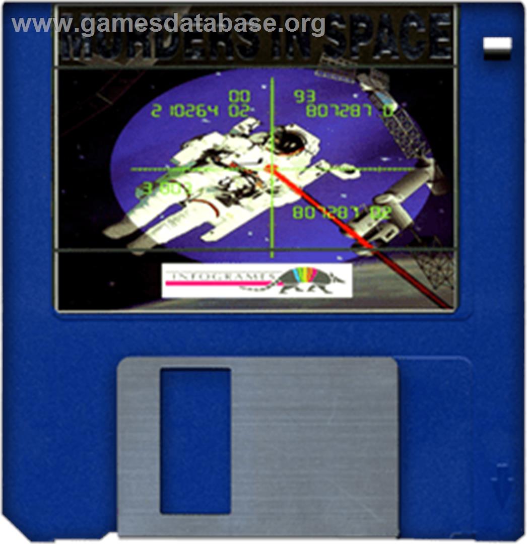 Murders in Space - Commodore Amiga - Artwork - Disc