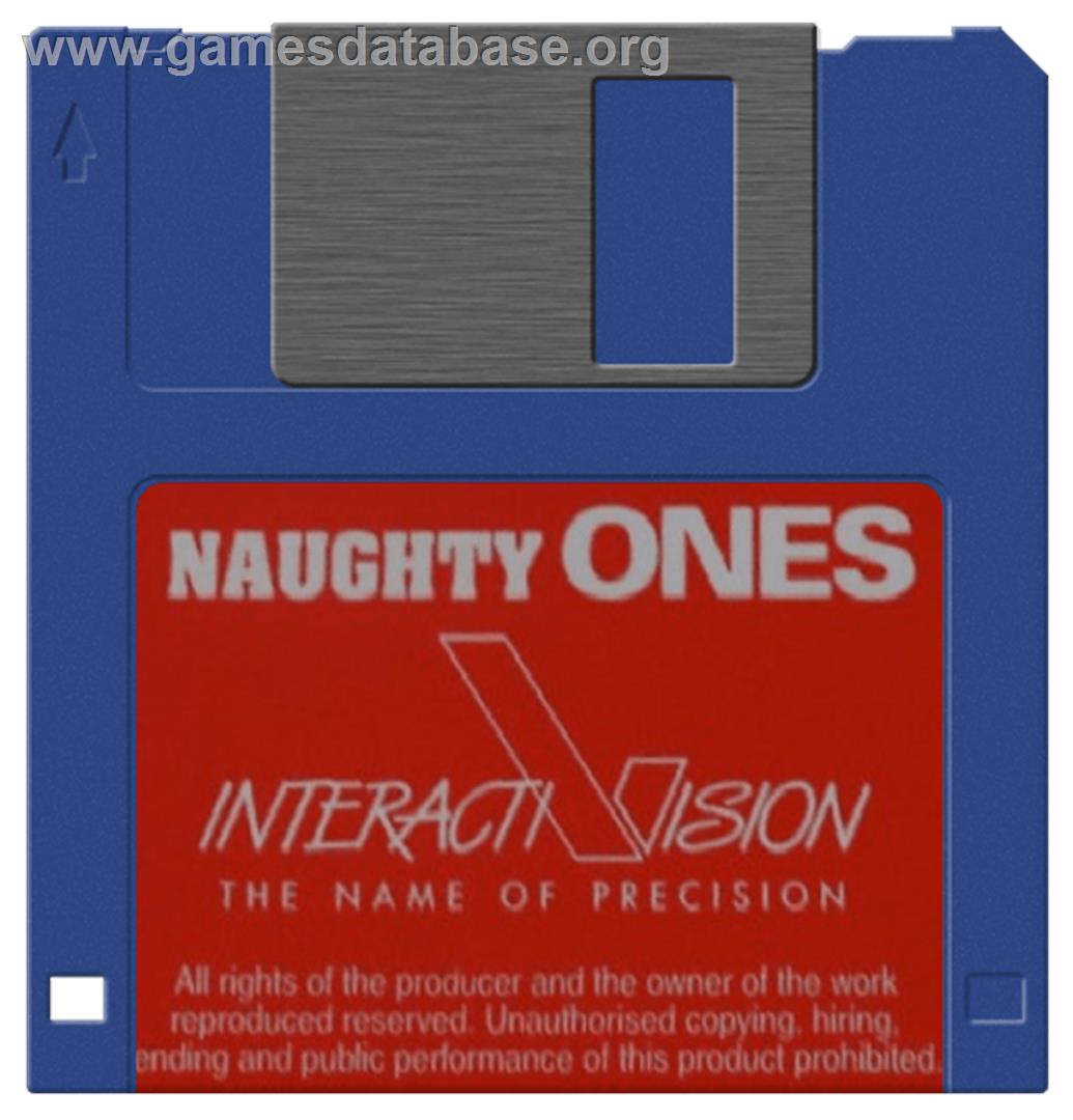 Naughty Ones - Commodore Amiga - Artwork - Disc