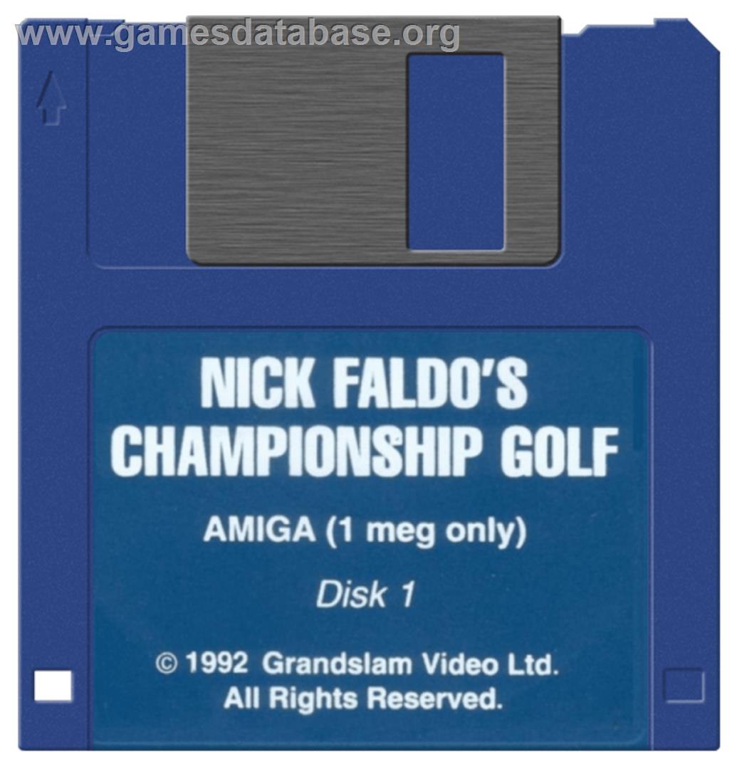 Nick Faldo's Championship Golf - Commodore Amiga - Artwork - Disc