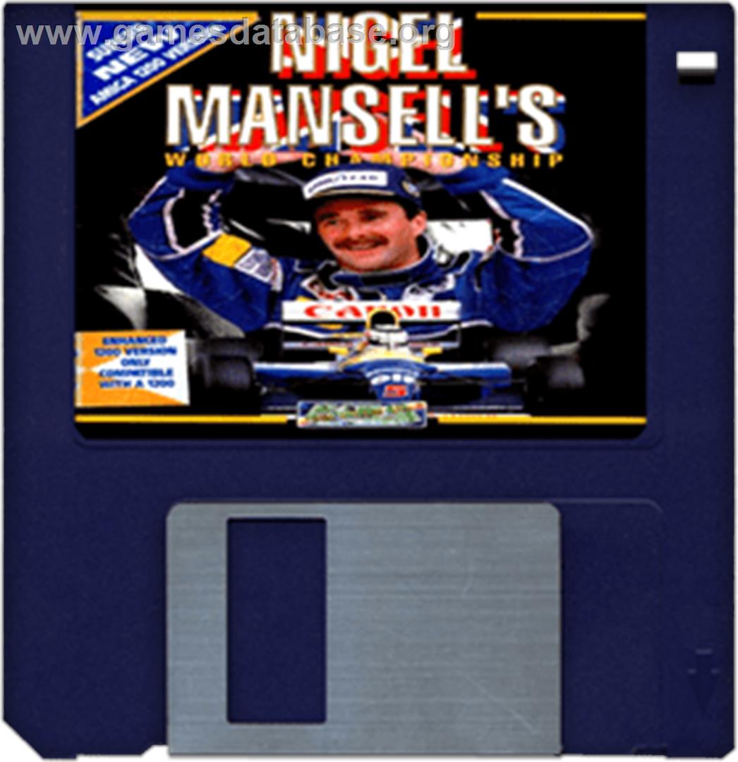 Nigel Mansell's World Championship - Commodore Amiga - Artwork - Disc