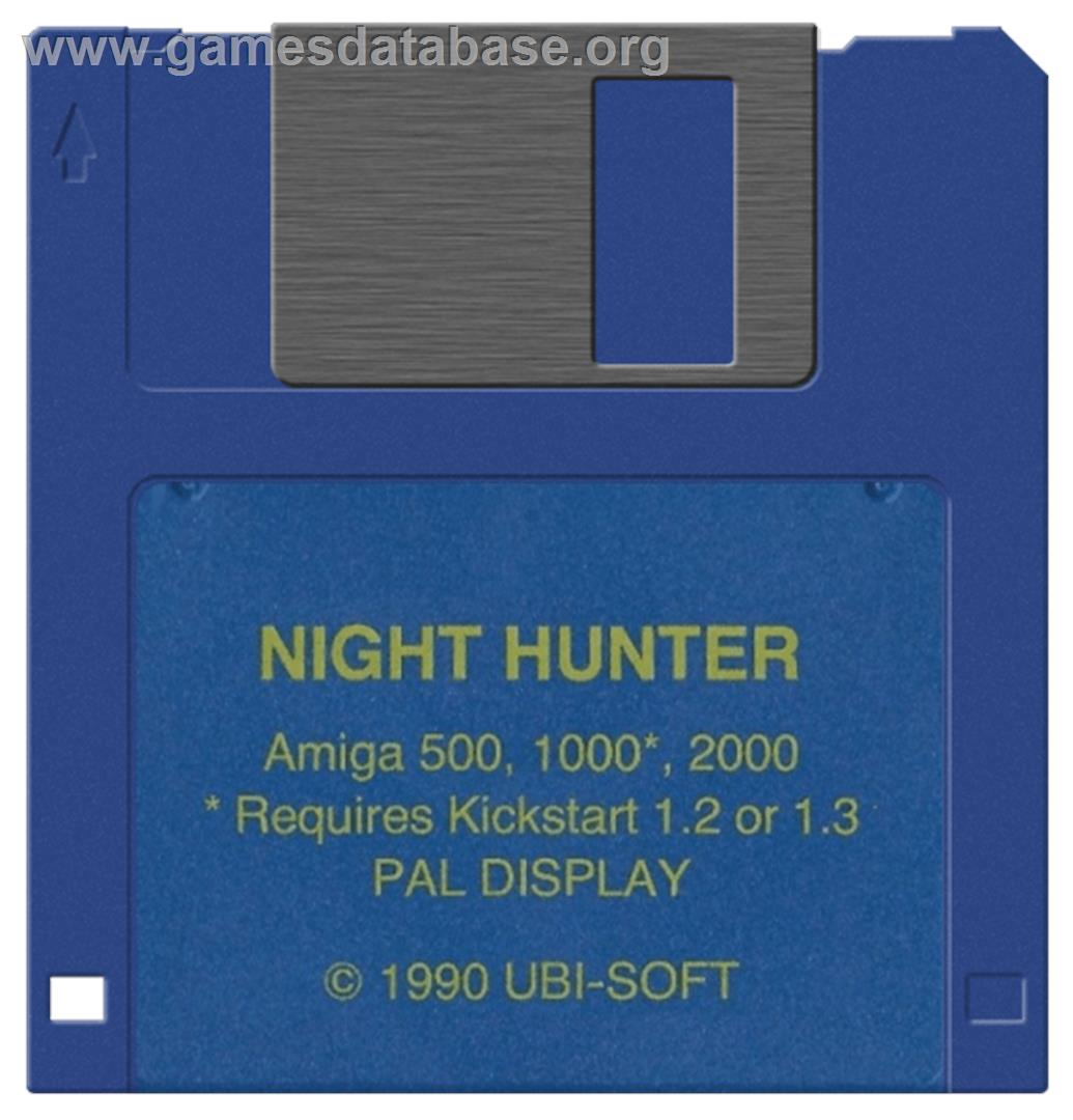 Night Hunter - Commodore Amiga - Artwork - Disc