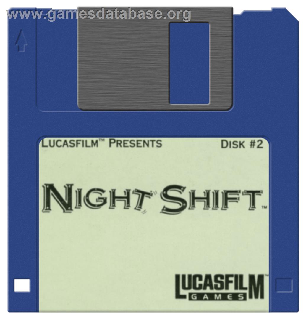 Night Shift - Commodore Amiga - Artwork - Disc