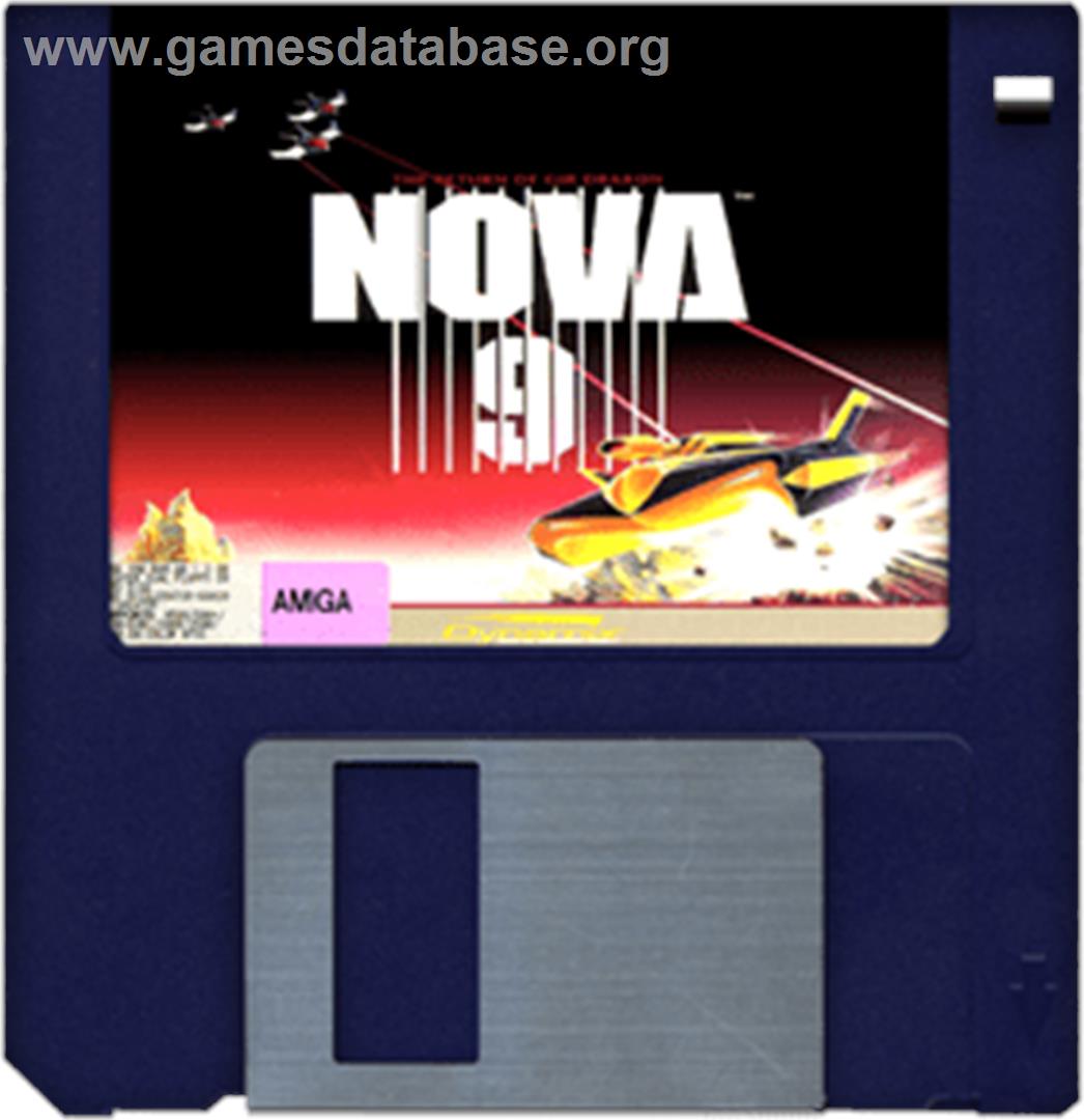 Nova 9: Return of Gir Draxon - Commodore Amiga - Artwork - Disc