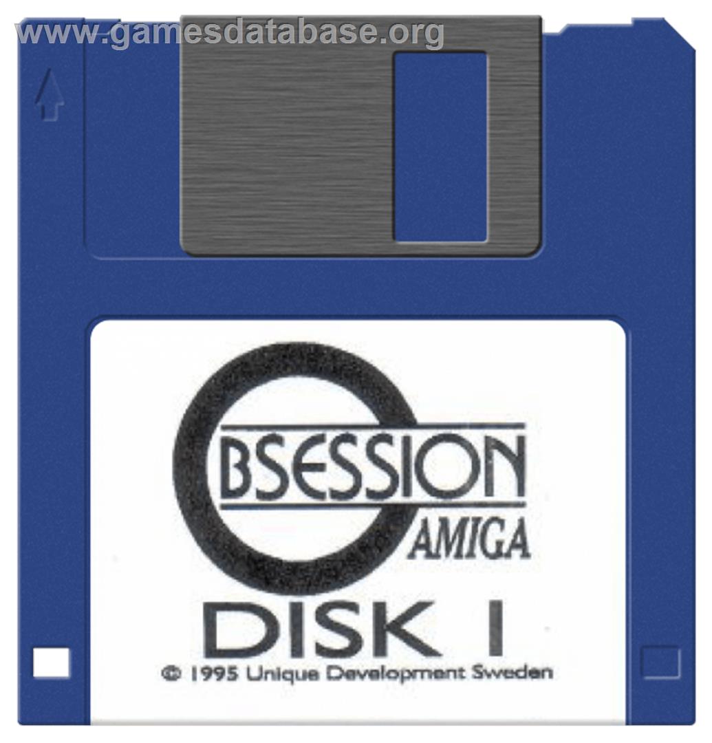 Obsession - Commodore Amiga - Artwork - Disc