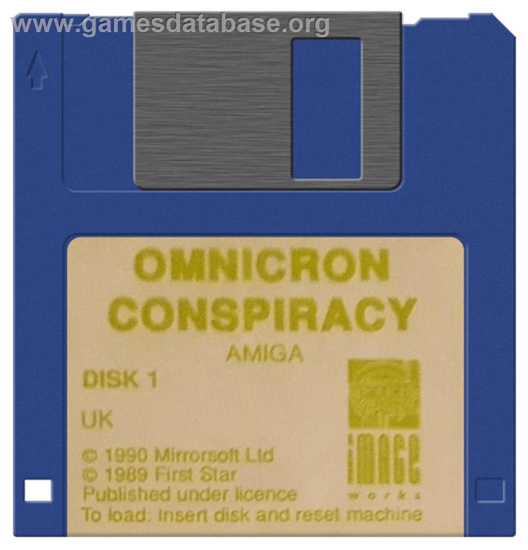 Omnicron Conspiracy - Commodore Amiga - Artwork - Disc