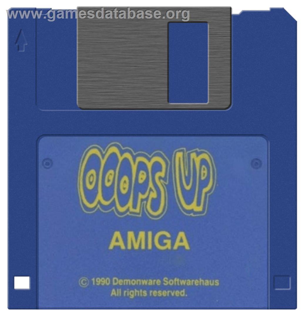 Ooops Up - Commodore Amiga - Artwork - Disc