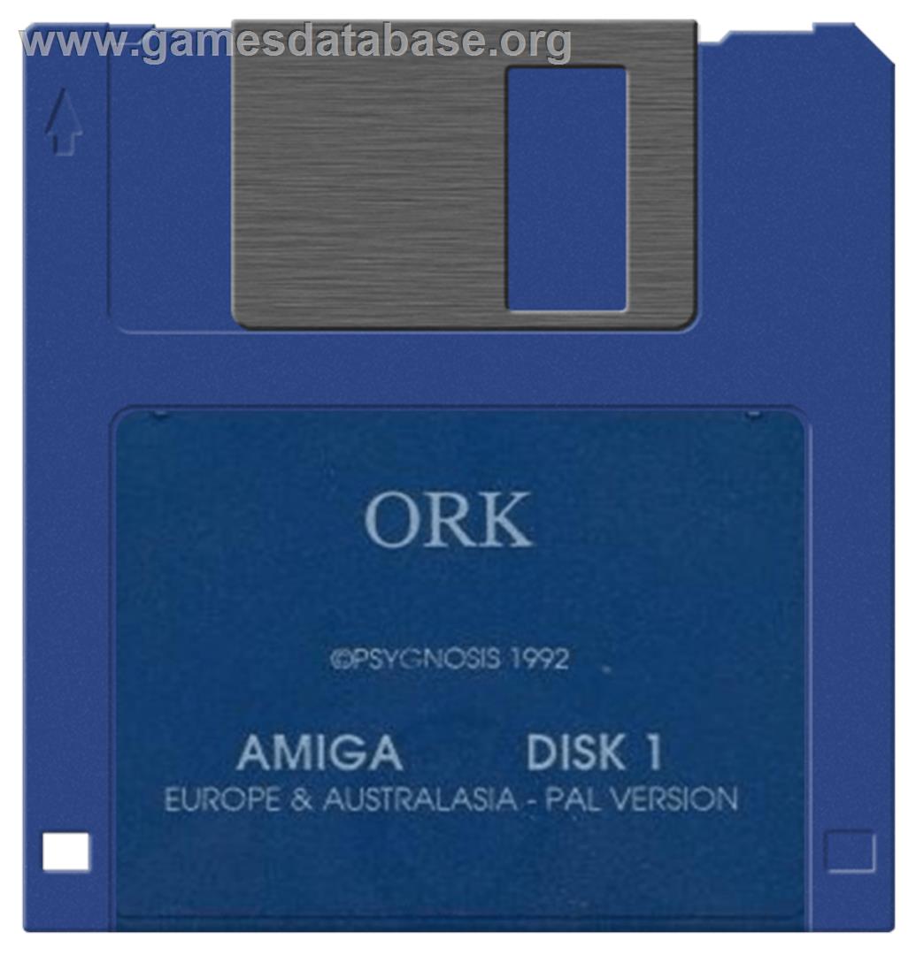 Ork - Commodore Amiga - Artwork - Disc