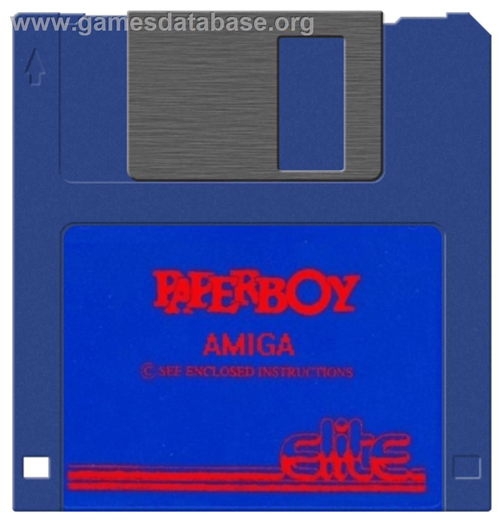 Paperboy - Commodore Amiga - Artwork - Disc