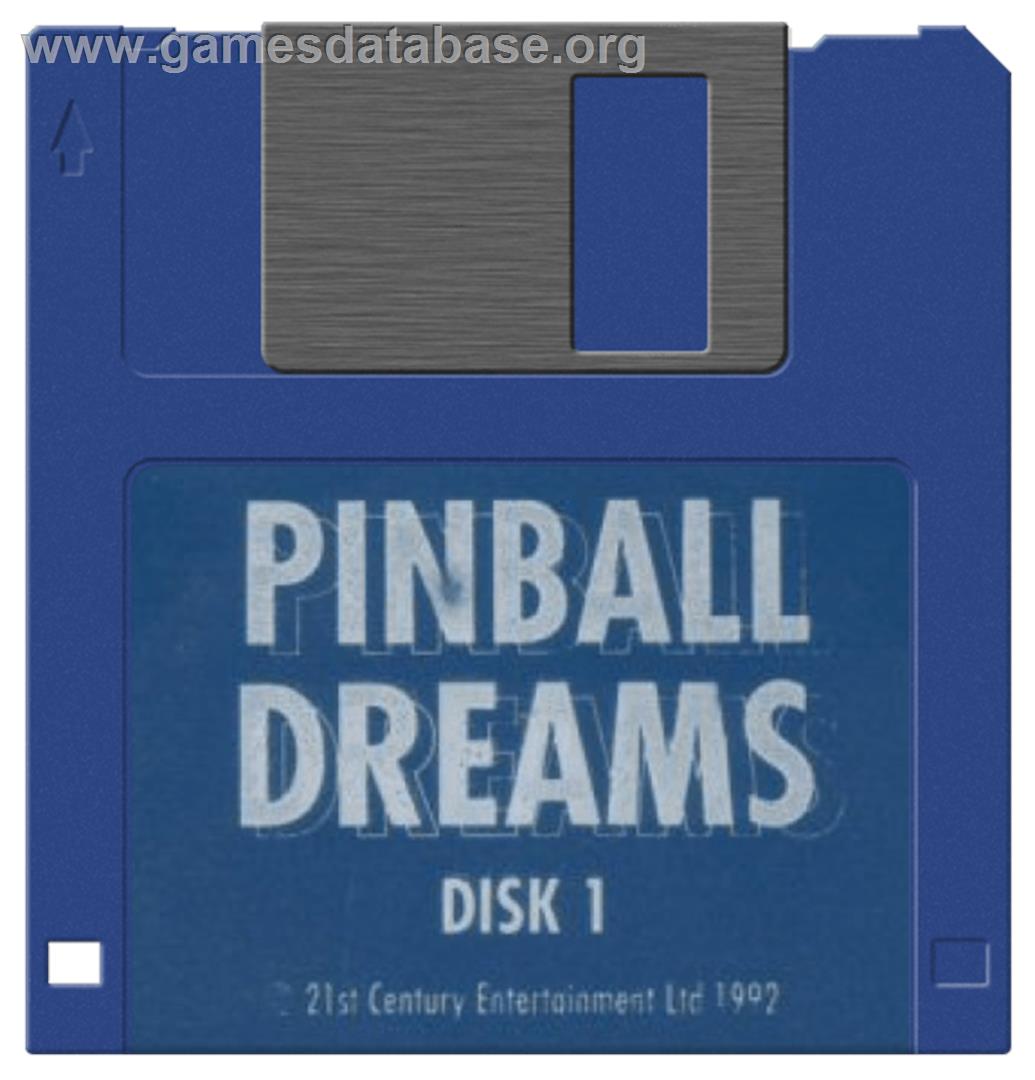 Pinball Dreams - Commodore Amiga - Artwork - Disc