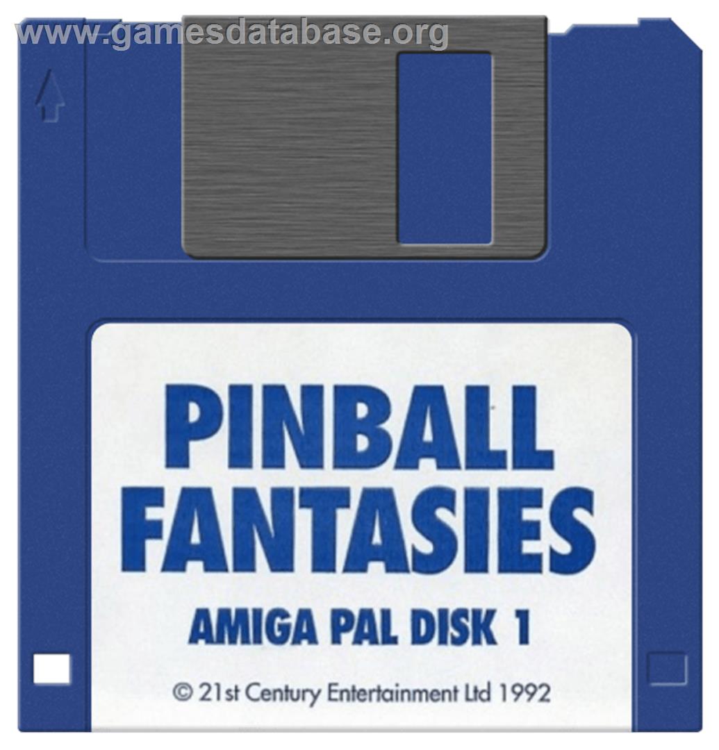Pinball Fantasies - Commodore Amiga - Artwork - Disc