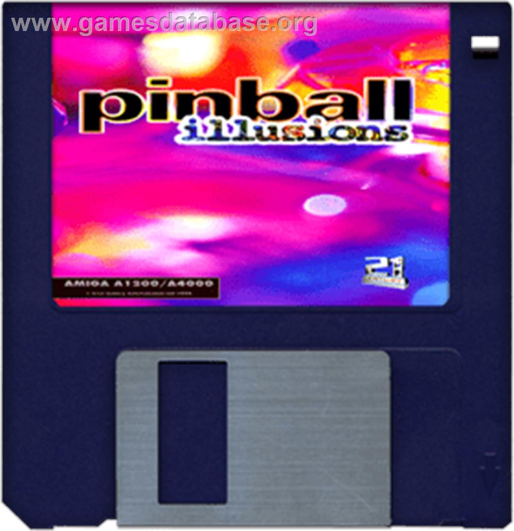 Pinball Illusions - Commodore Amiga - Artwork - Disc