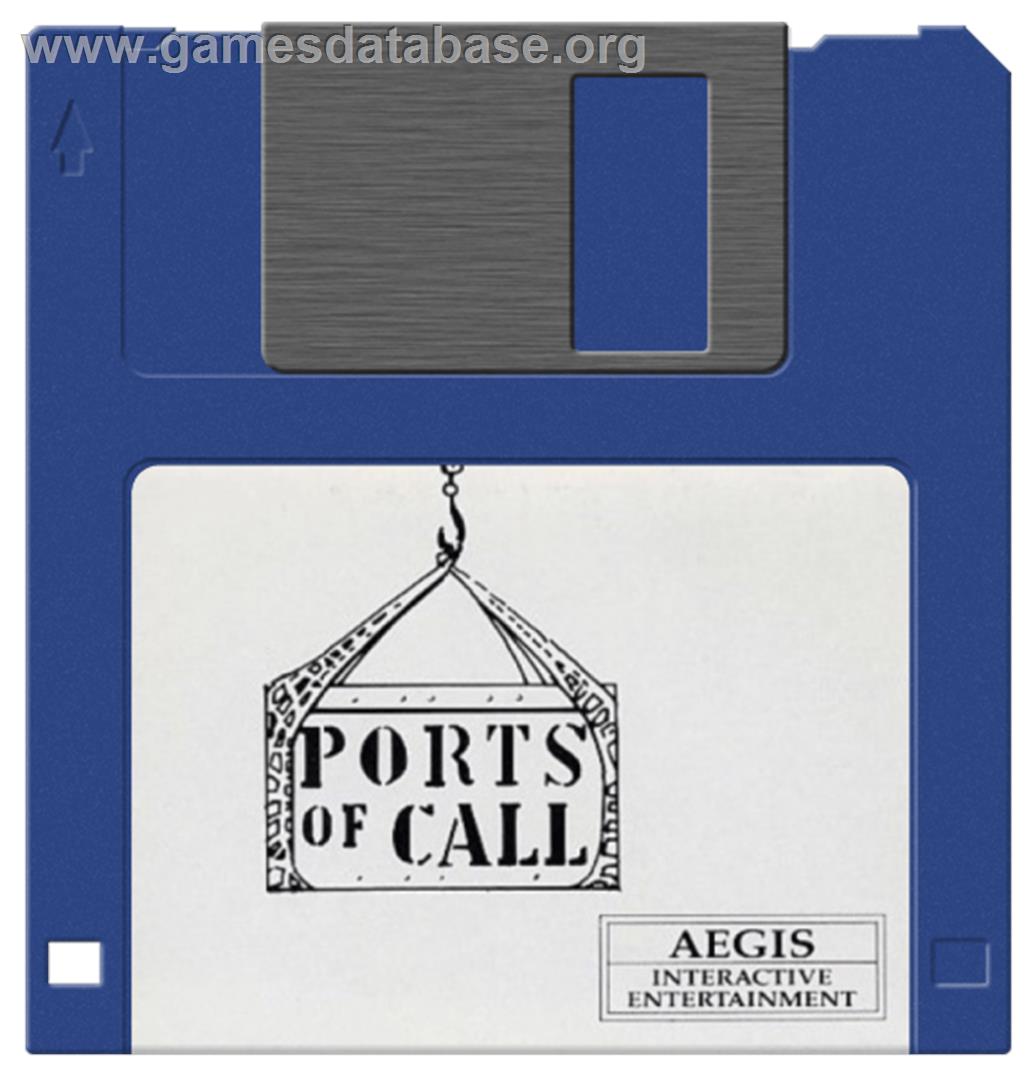 Ports of Call - Commodore Amiga - Artwork - Disc