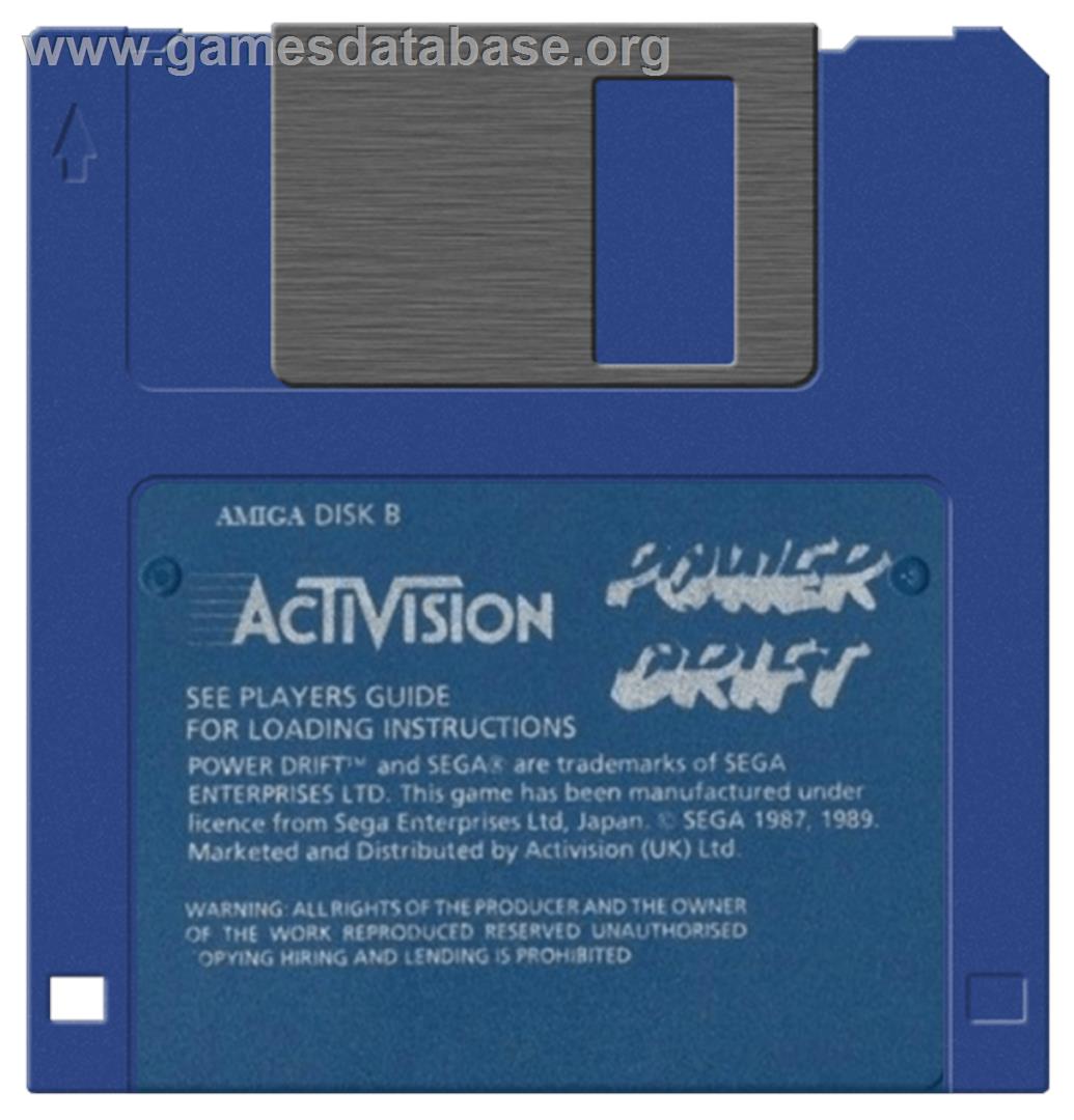 Power Drift - Commodore Amiga - Artwork - Disc