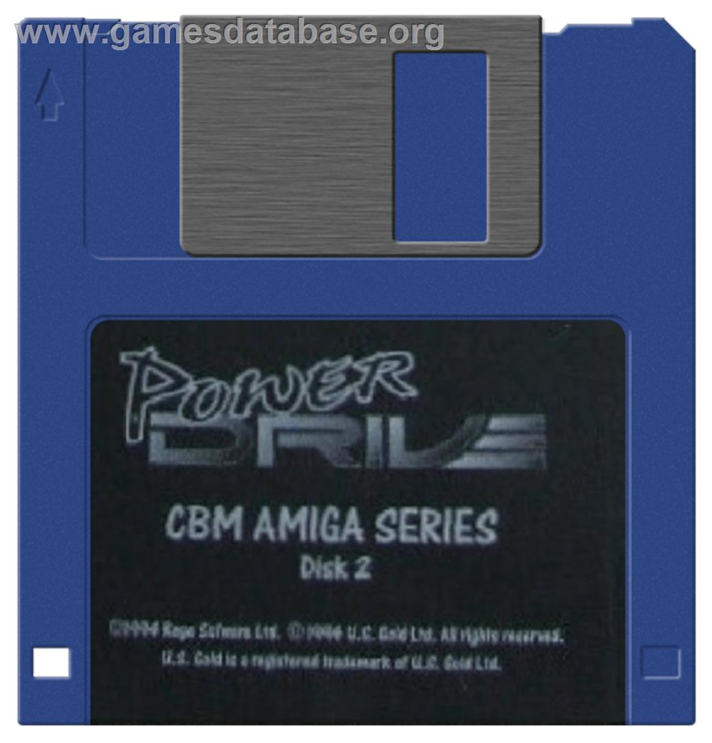 Power Drive - Commodore Amiga - Artwork - Disc