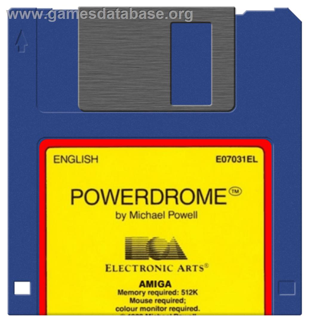 Powerdrome - Commodore Amiga - Artwork - Disc