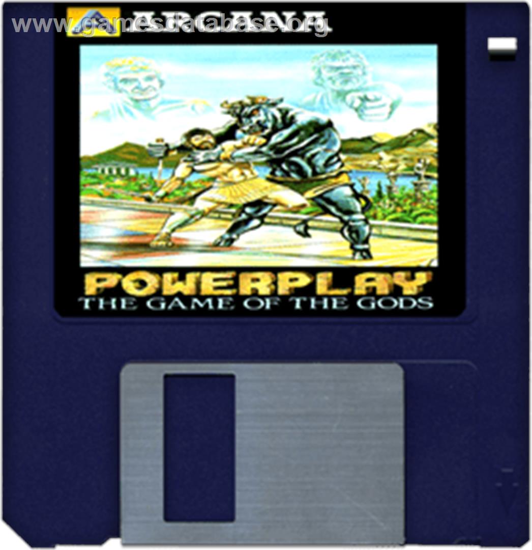 Powerplay: The Game of the Gods - Commodore Amiga - Artwork - Disc