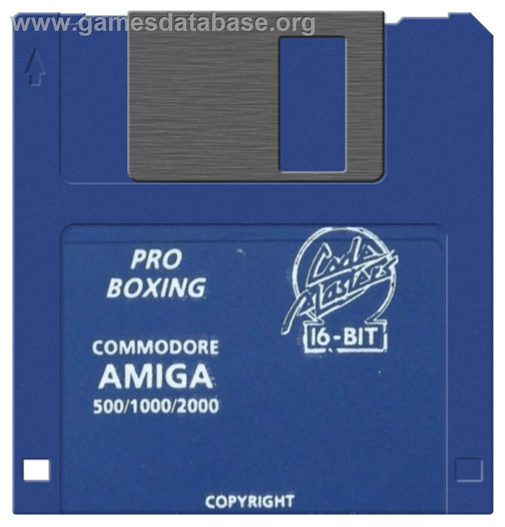 Pro Boxing Simulator - Commodore Amiga - Artwork - Disc