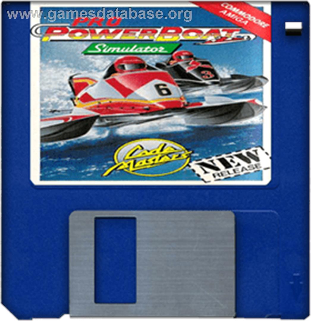 Pro Powerboat Simulator - Commodore Amiga - Artwork - Disc