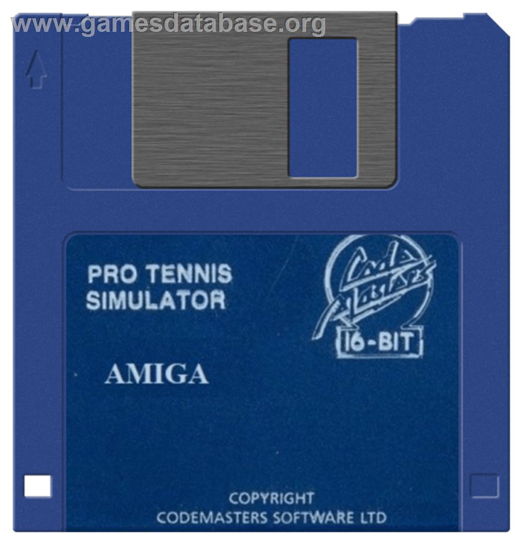 Pro Tennis Simulator - Commodore Amiga - Artwork - Disc