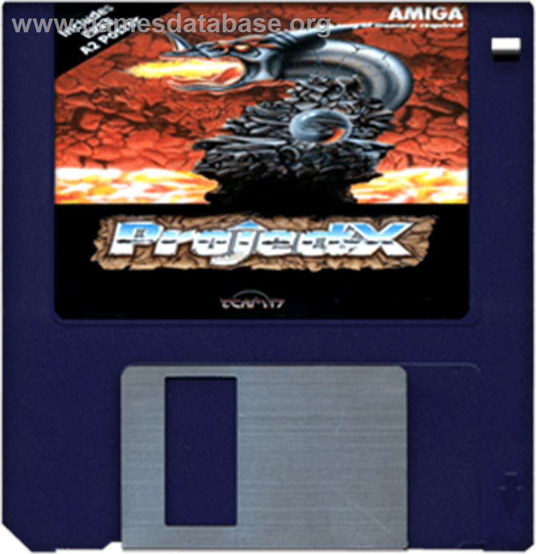 Project-X - Commodore Amiga - Artwork - Disc