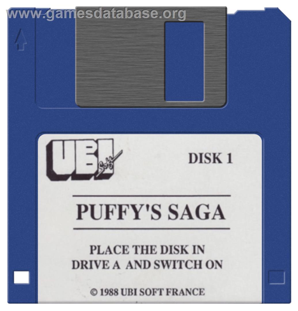 Puffy's Saga - Commodore Amiga - Artwork - Disc