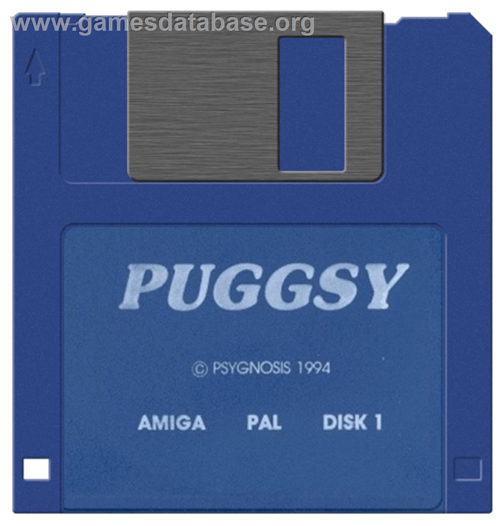 Puggsy - Commodore Amiga - Artwork - Disc
