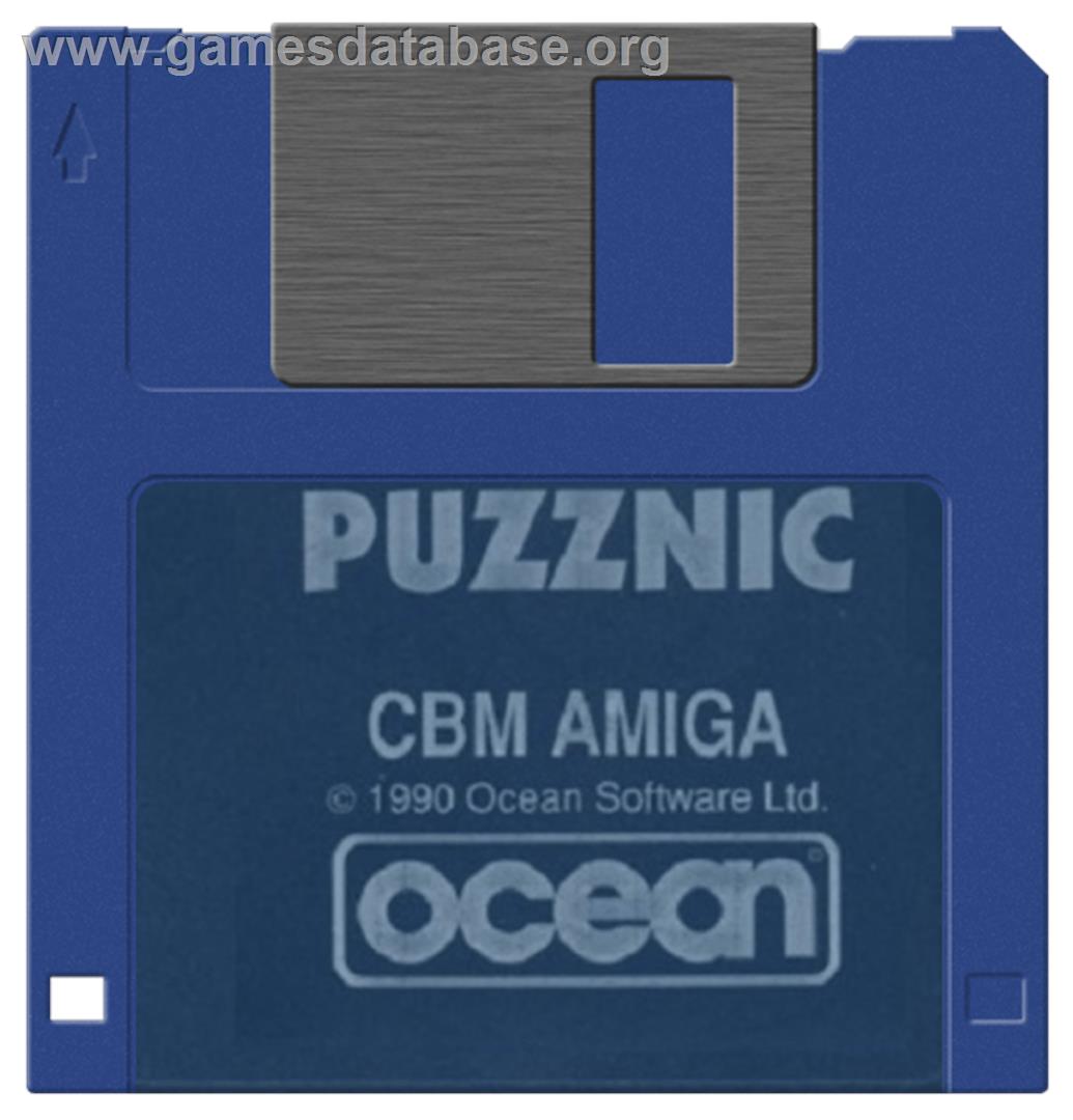 Puzznic - Commodore Amiga - Artwork - Disc