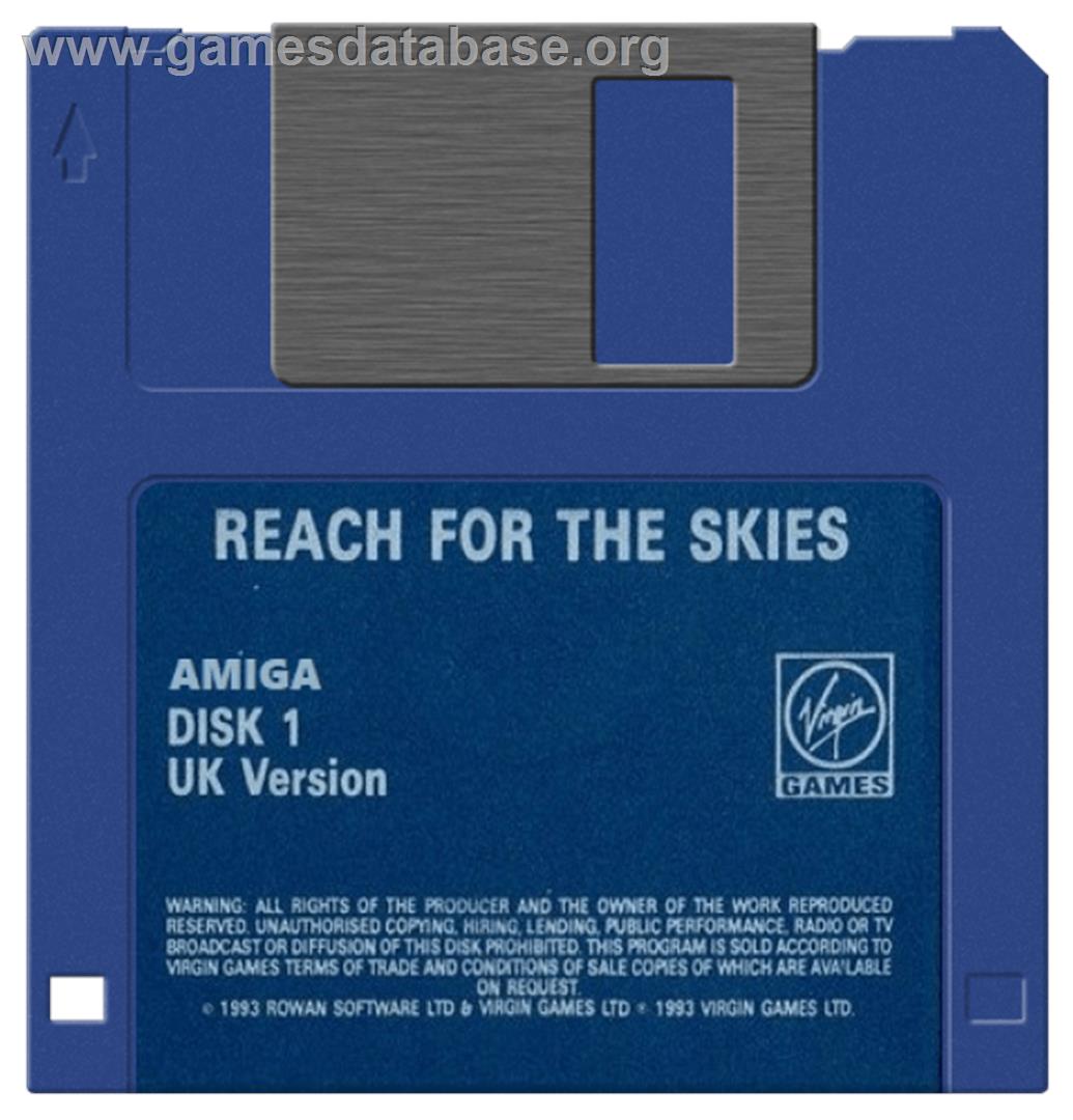 Reach for the Skies - Commodore Amiga - Artwork - Disc