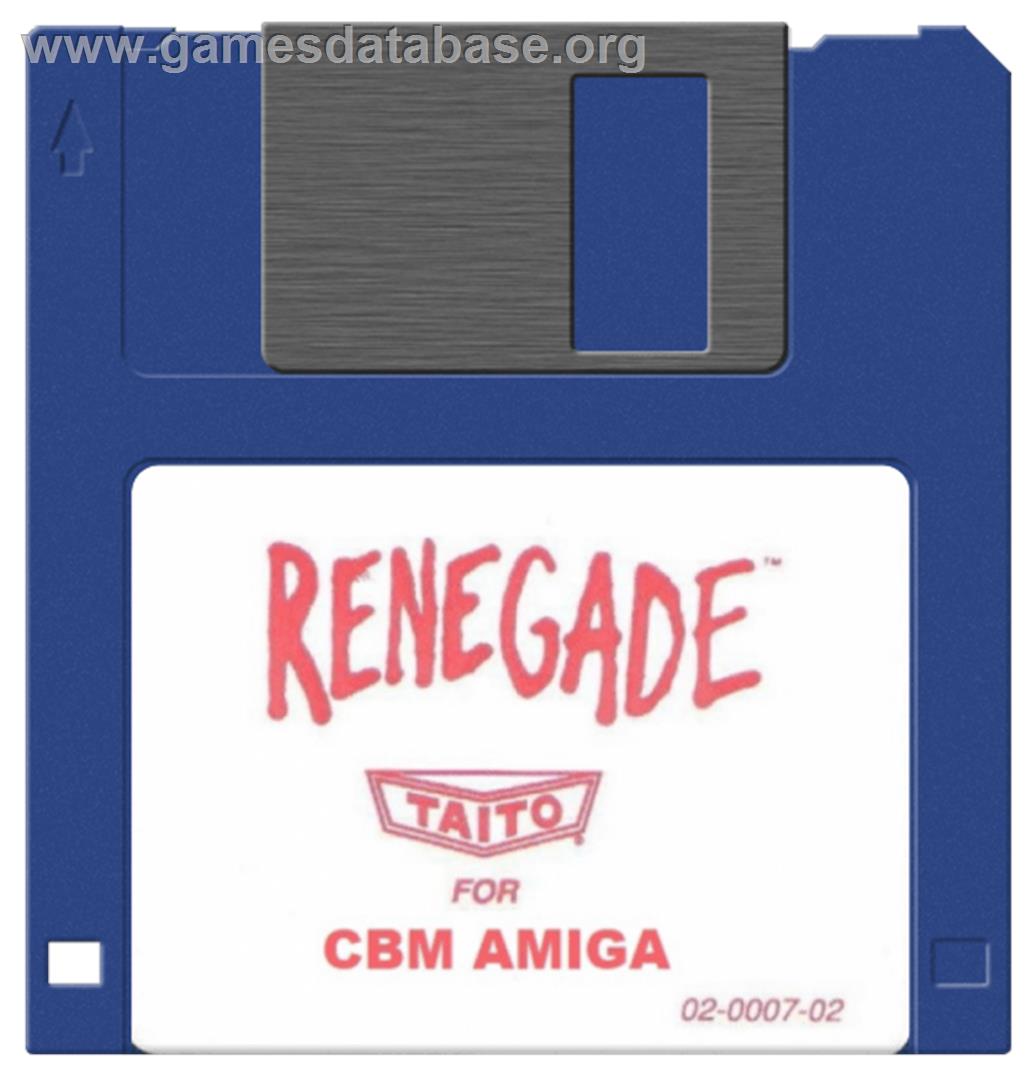 Renegade - Commodore Amiga - Artwork - Disc