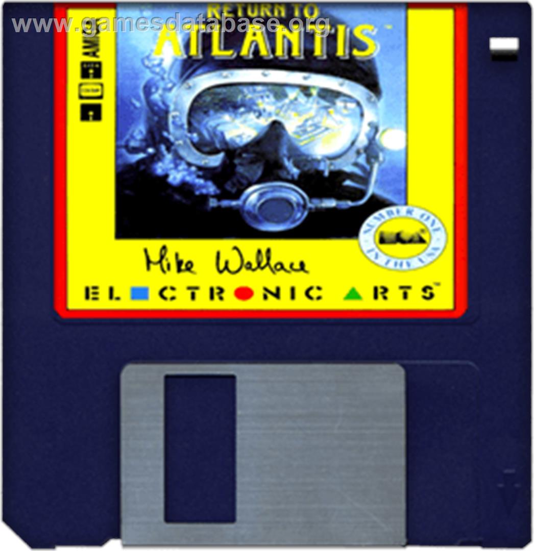 Return to Atlantis - Commodore Amiga - Artwork - Disc