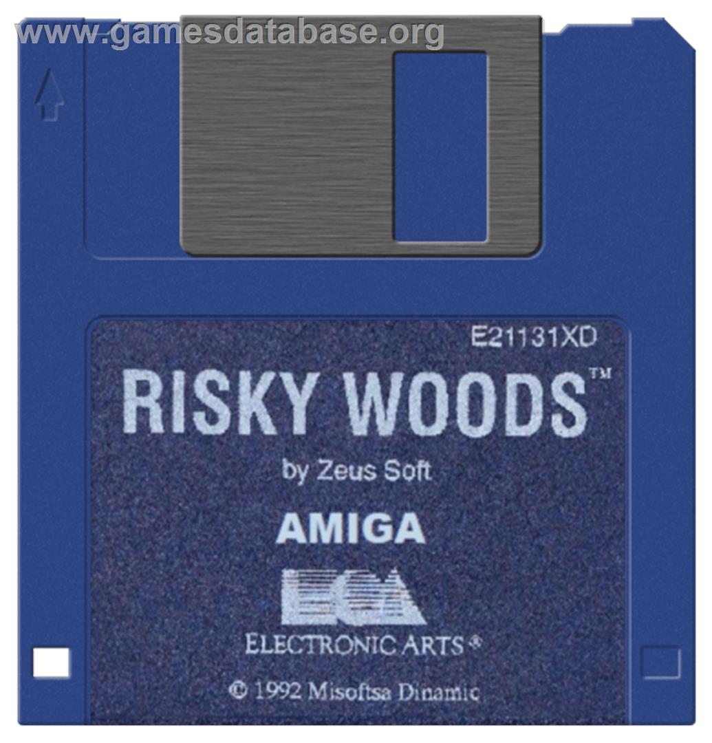 Risky Woods - Commodore Amiga - Artwork - Disc