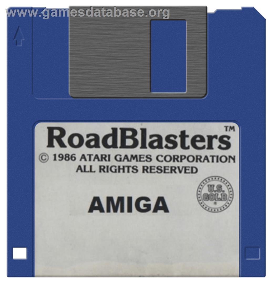 Road Blasters - Commodore Amiga - Artwork - Disc