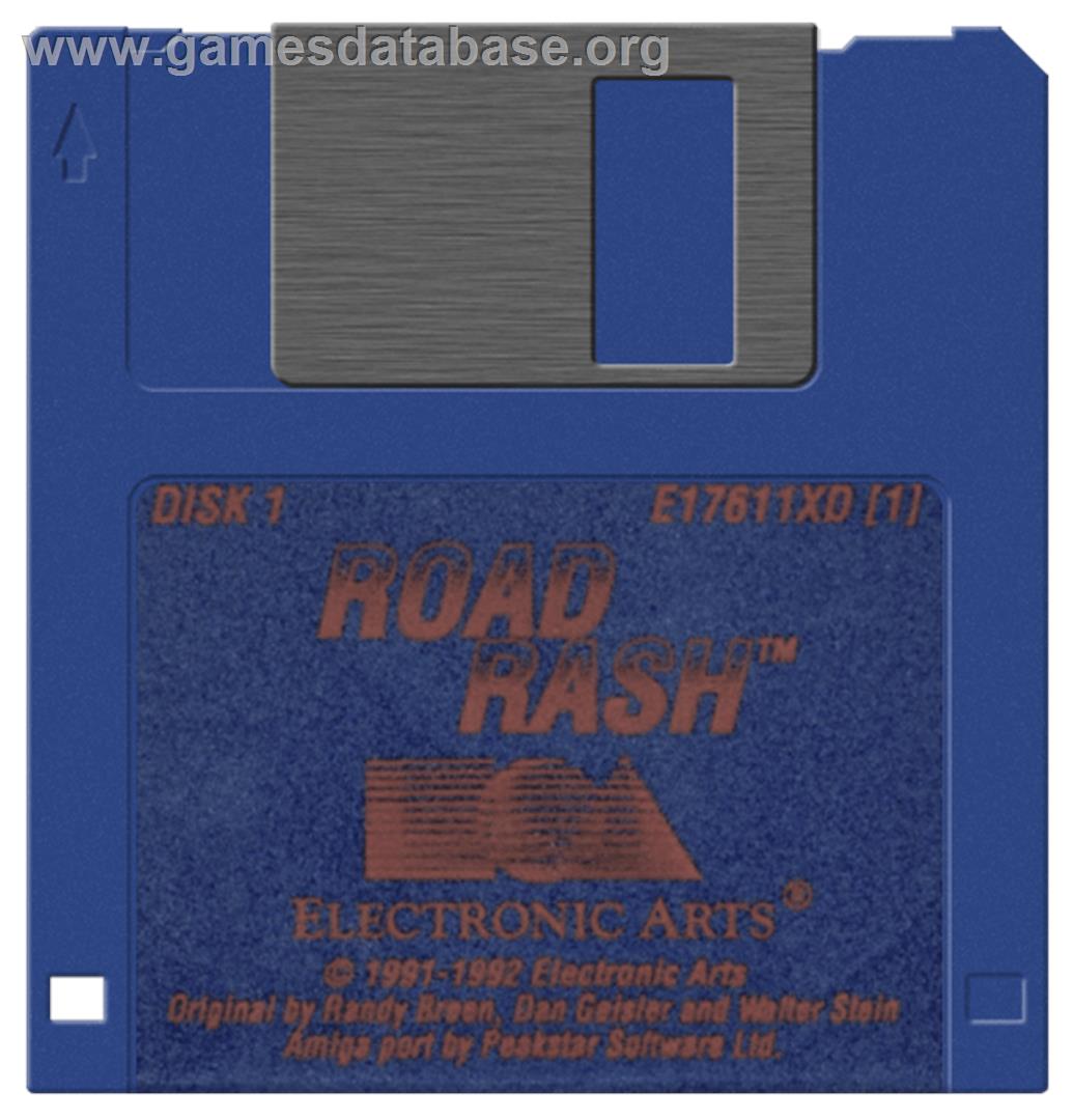 Road Rash - Commodore Amiga - Artwork - Disc