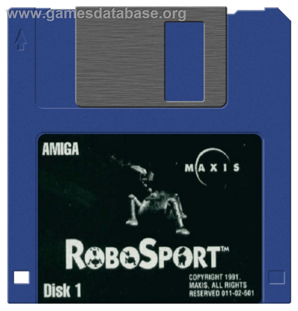 RoboSport - Commodore Amiga - Artwork - Disc