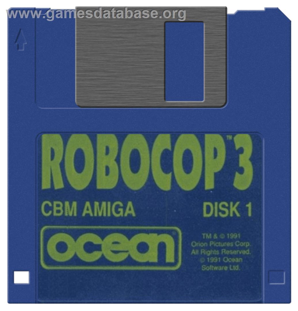 Robocop 3 - Commodore Amiga - Artwork - Disc