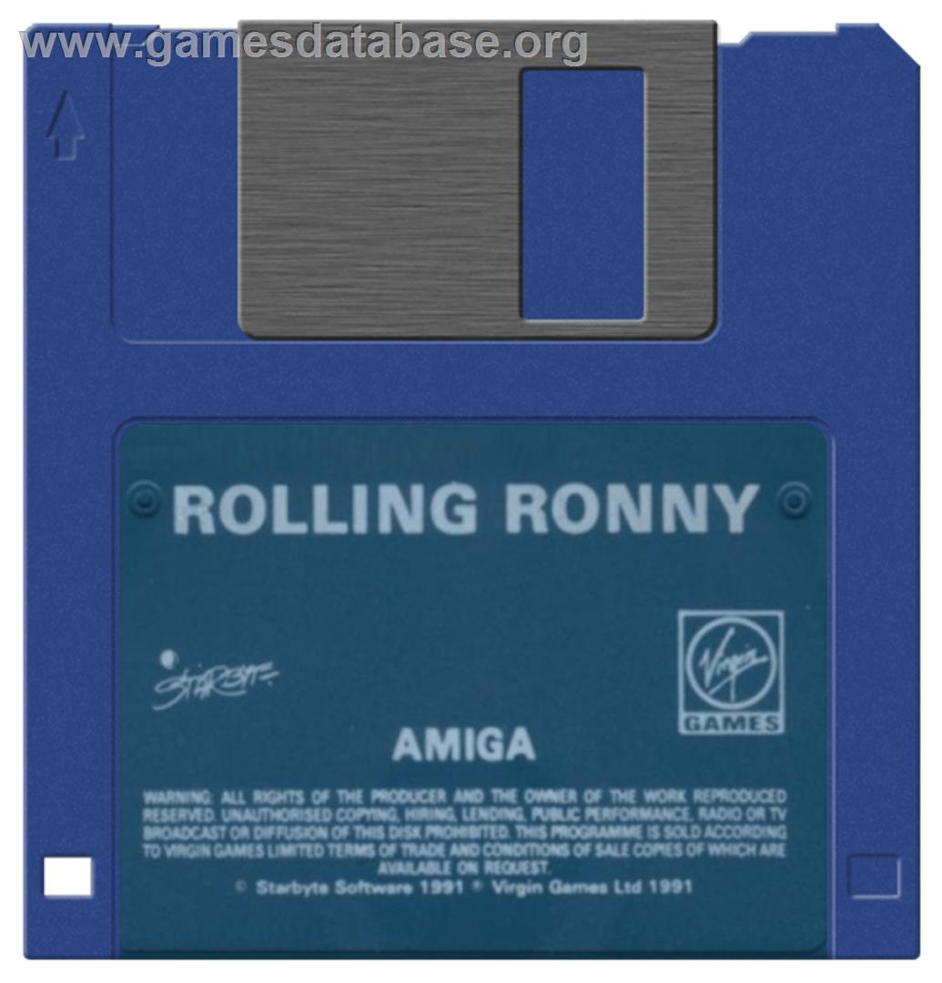 Rolling Ronny - Commodore Amiga - Artwork - Disc