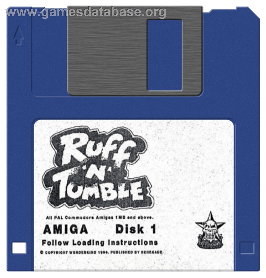 Ruff 'n' Tumble - Commodore Amiga - Artwork - Disc