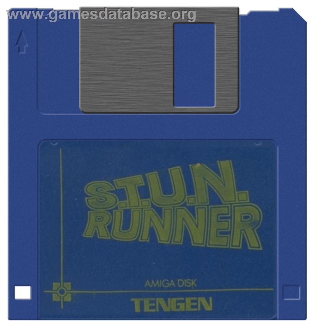 S.T.U.N. Runner - Commodore Amiga - Artwork - Disc