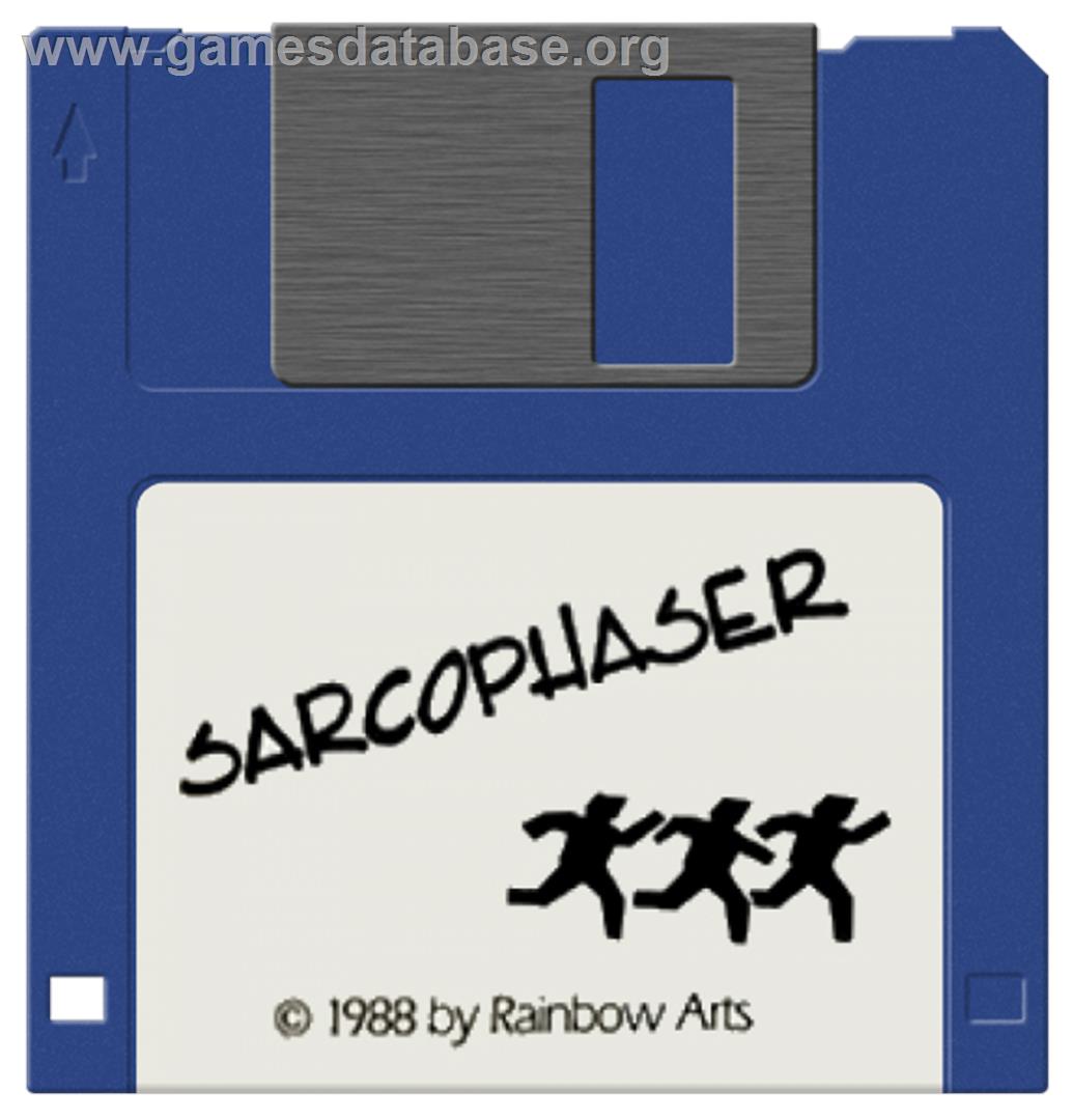 Sarcophaser - Commodore Amiga - Artwork - Disc