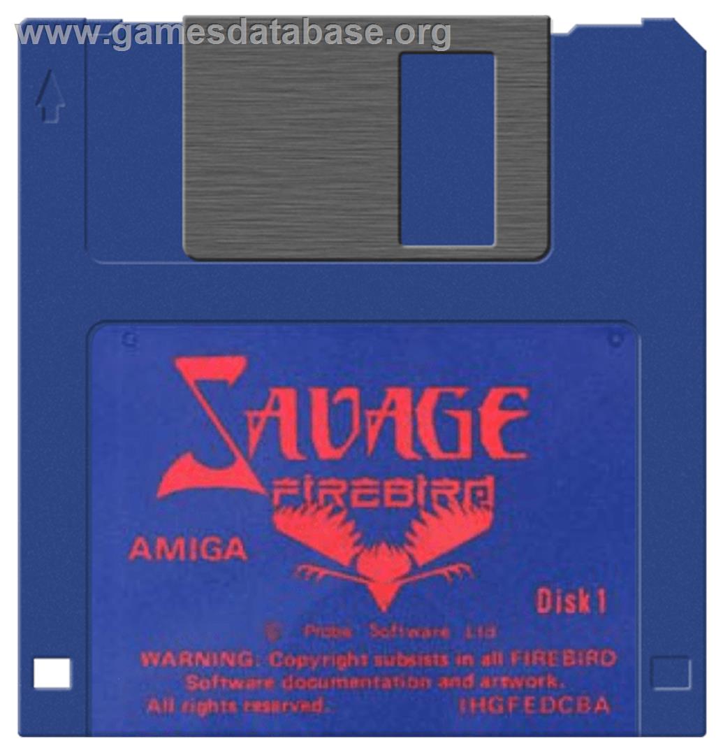 Savage - Commodore Amiga - Artwork - Disc