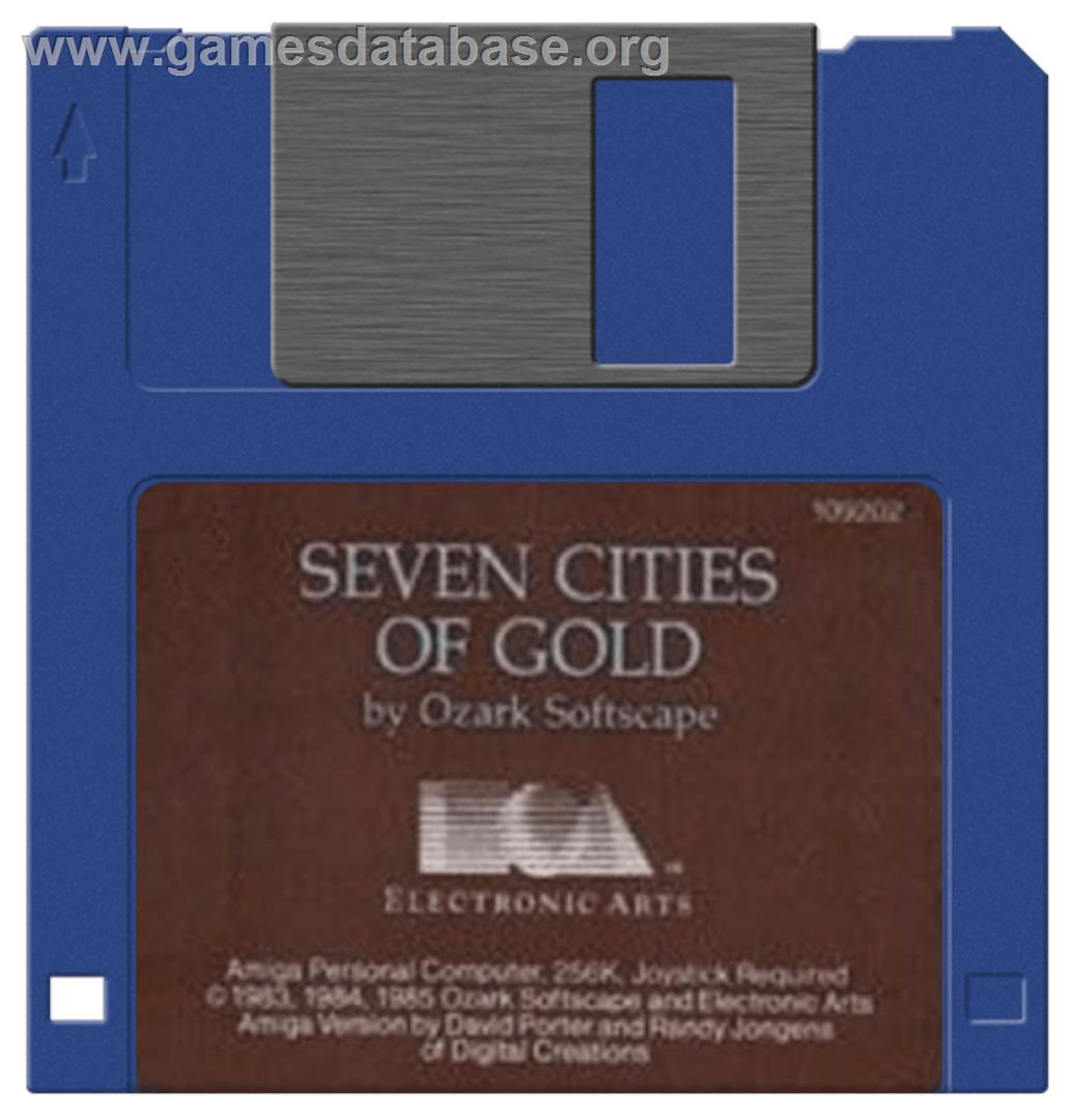 Seven Cities of Gold - Commodore Amiga - Artwork - Disc