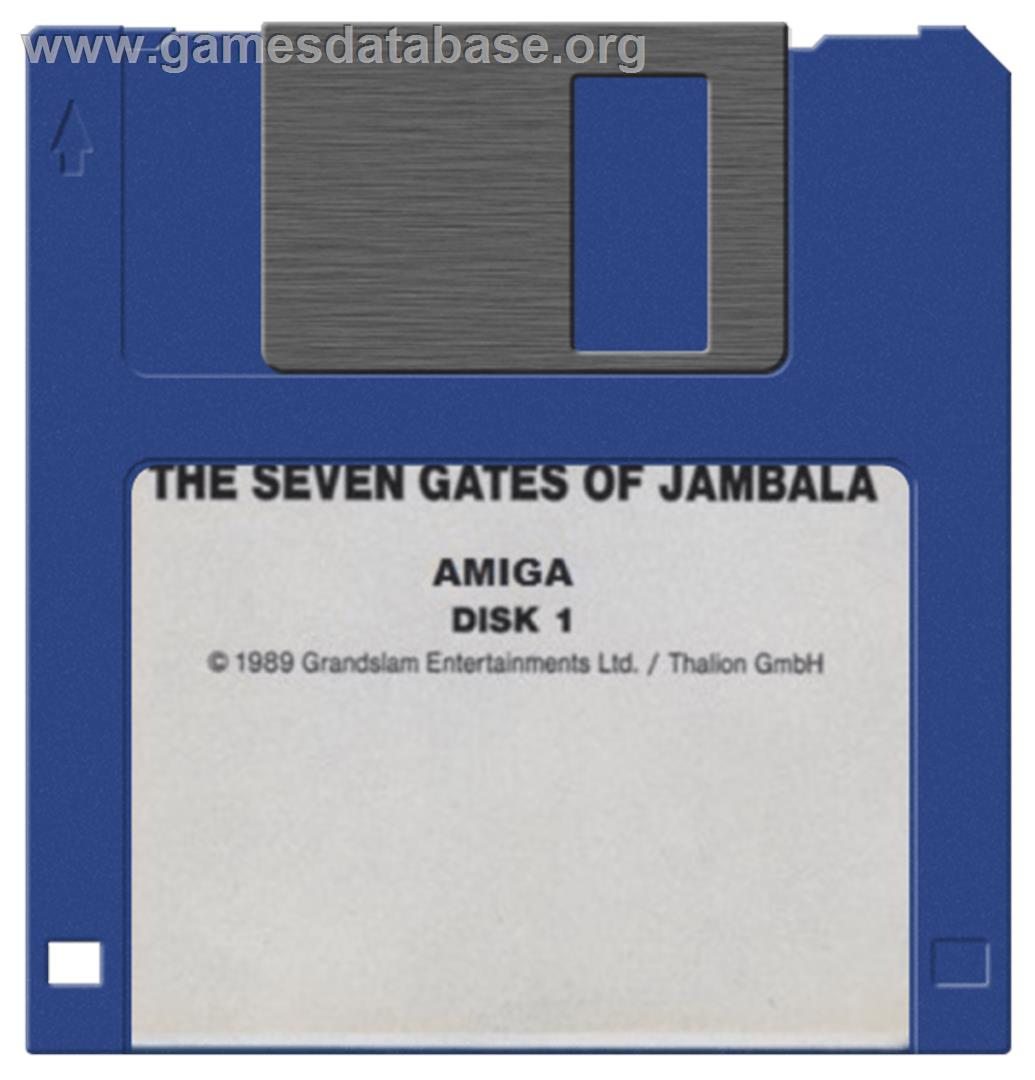 Seven Gates of Jambala - Commodore Amiga - Artwork - Disc