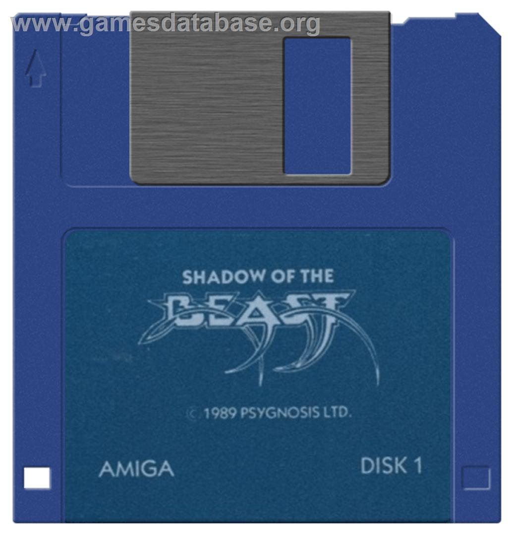 Shadow of the Beast - Commodore Amiga - Artwork - Disc