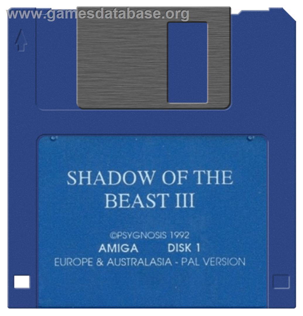 Shadow of the Beast 3: Out of the Shadow - Commodore Amiga - Artwork - Disc