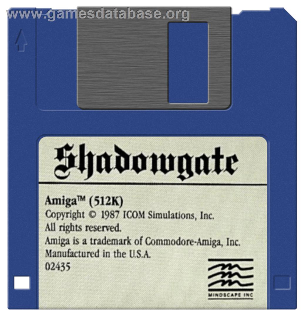 Shadowgate - Commodore Amiga - Artwork - Disc