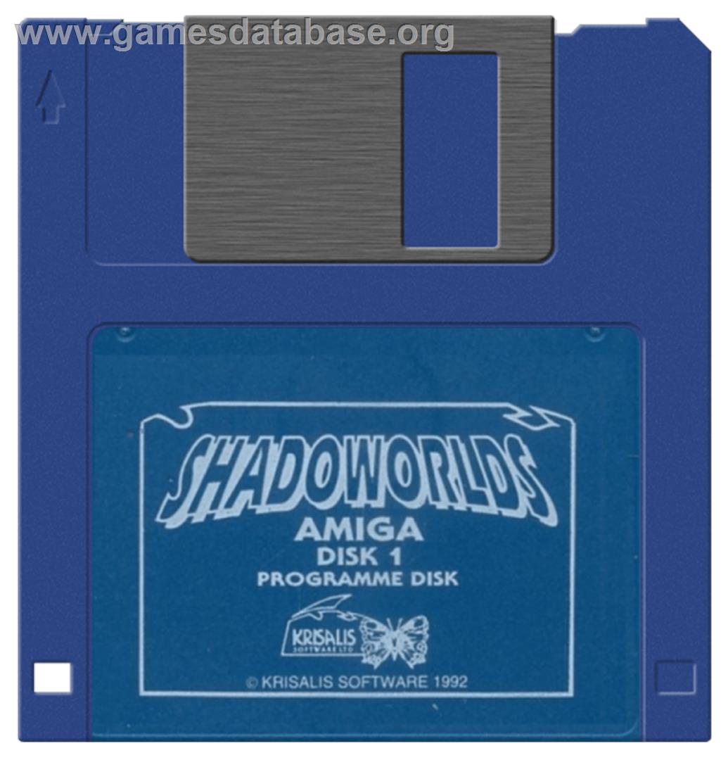 Shadoworlds - Commodore Amiga - Artwork - Disc