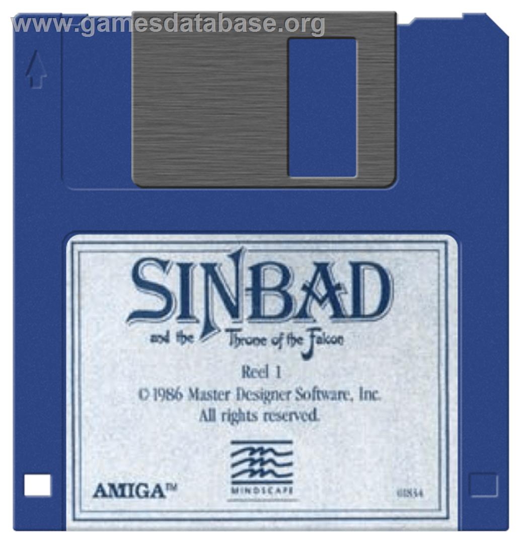 Sinbad and the Throne of the Falcon - Commodore Amiga - Artwork - Disc